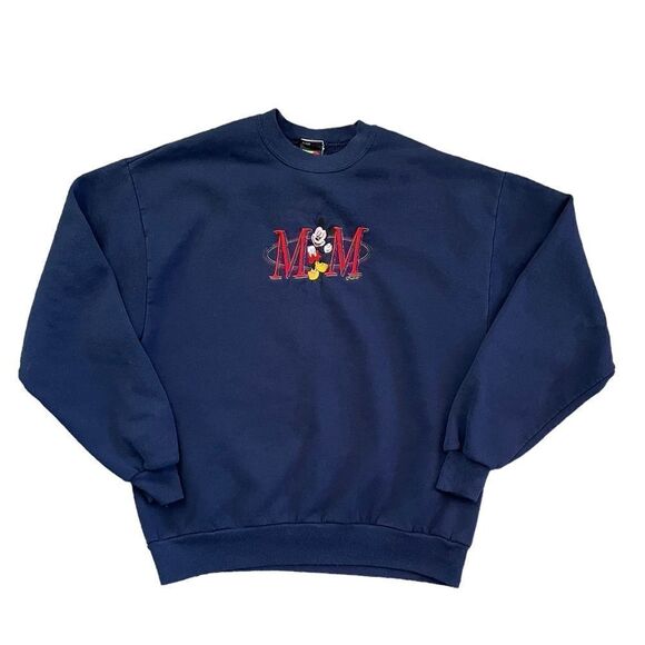 Vintage 90s Disney Mickey Mouse Sweatshirt Size Large - Picture 2 of 6
